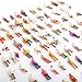 Kingzer 100pcs HO Scale coloful 1:100 Painted Model Train Park People Figures