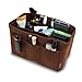 Pelikus Felt Purse and Tote Organizer Insert/Sturdy Handbag Shaper (Medium with Center Divider, Chocolate)