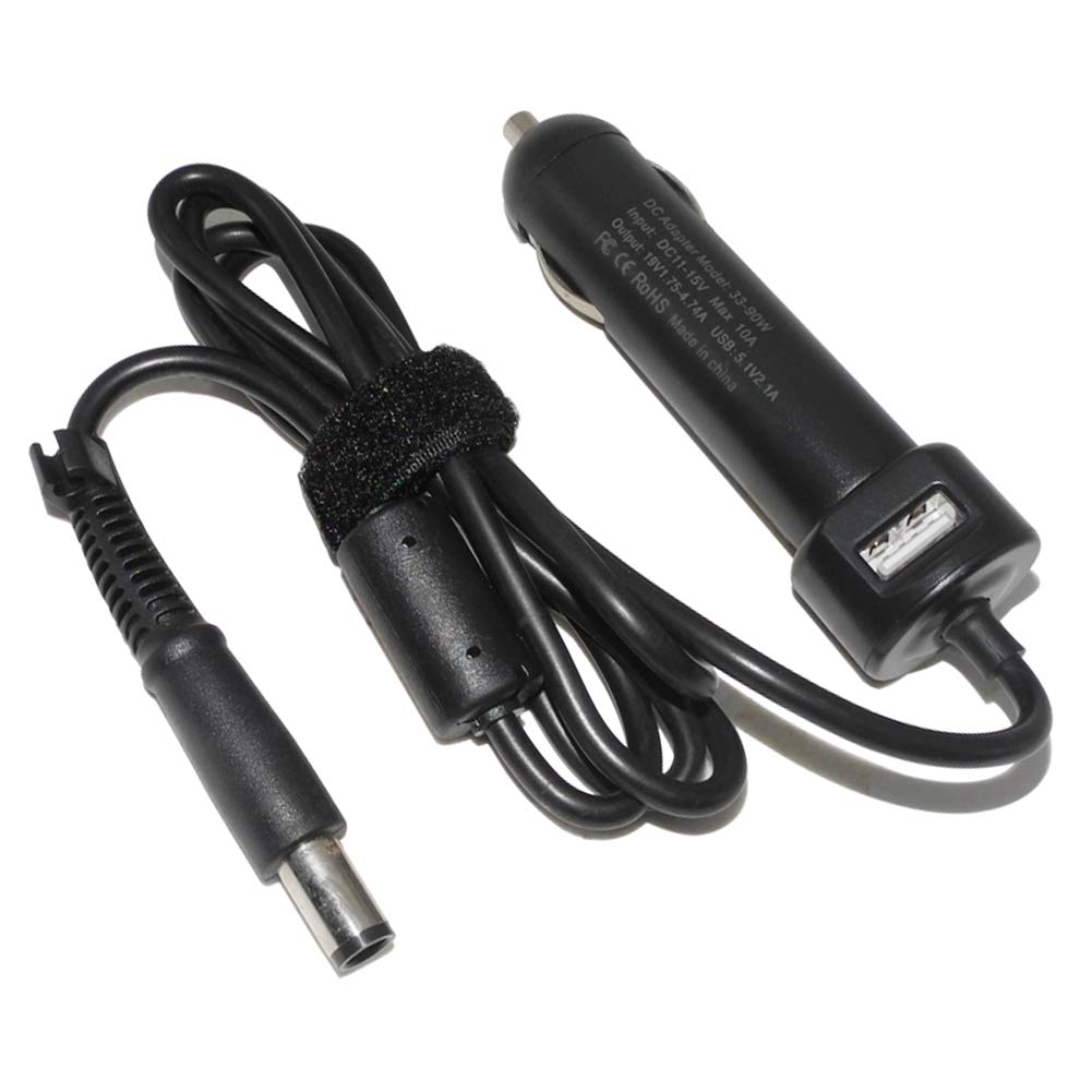 XITAIAN 45W 65W 90W 7.4X5.0mm Car Adapter Charger Replacement for Hp Envy 17-j106tx Pavilion 15 DV4 DV5 DV6 19V 19.5V Charger