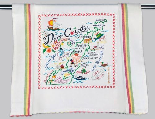 catstudio Door County Dish & Hand Towel | Great for Kitchen, Bar, & Bathroom