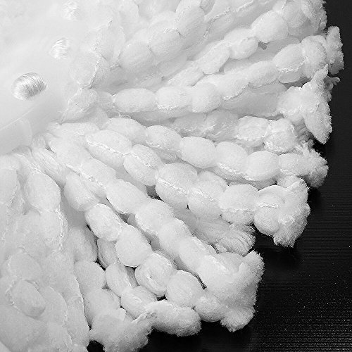 Aootek Best Value 4 Pack Replacement Microfiber Mops Head for Hurricane/mopnado 360 Spin mop/Roating Mop System Anti-Abrasive Microfibers