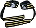 Lifting Straps (2 Pairs/4 Straps) for Weightlifting/Cross Training/Workout/Gym/Powerlifting/Bodybuilding-Support For Women & Men - Premium Quality Equipment & Accessories -Avoid Injury