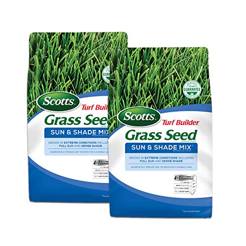 Scotts Turf Builder Sun and Shade Mix for Extreme Conditions including Full Sun and Dense Shade