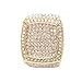 Charles Raymond Bling Bling Hip Hop Iced Out Luxury Men's Ring - 444G