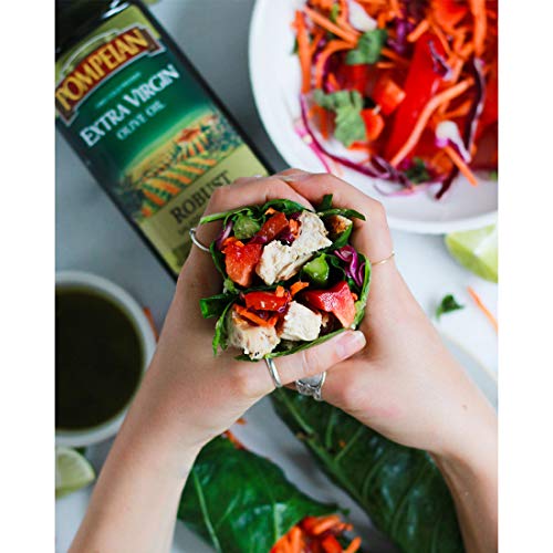 Pompeian Robust Extra Virgin Olive Oil, First Cold Pressed, Full-Bodied Flavor, Perfect for Salad Dressings & Marinades… - Image 6