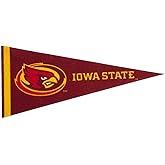 Iowa State Mini Pennant - Size: 4" x 9" - Officially Licensed - 1 Pennant Per Pack
