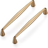 Ravinte 10 Pack 5 Inch Champagne Bronze Kitchen Cabinet Handles Solid Zinc Alloy Cabinet Pulls Cupboard Hardware Drawer Handl