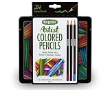 Crayola Colored Pencils Set, Artist Colored Pencils For Drawing, 24Ct