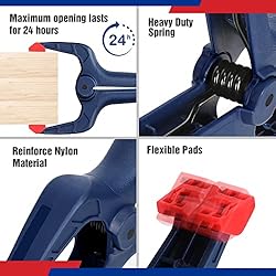 WORKPRO 8-Piece Clamp Set for Woodworking, 4-pack