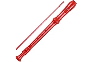 Soprano Recorder Descant Flauta Recorder 8 Hole ABS Clarinet German Style Treble flute C Key With Fingering Chart Instruction