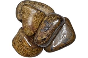 Hypnotic Gems Materials: 11 lbs Bronzite Tumbled Stones - Grade 1 - XXLarge - 1.75" to 2.5" Avg. - Bulk Natural Rocks Polished Gemstone Supplies for Wicca, Reiki, Energy Crystal Healing