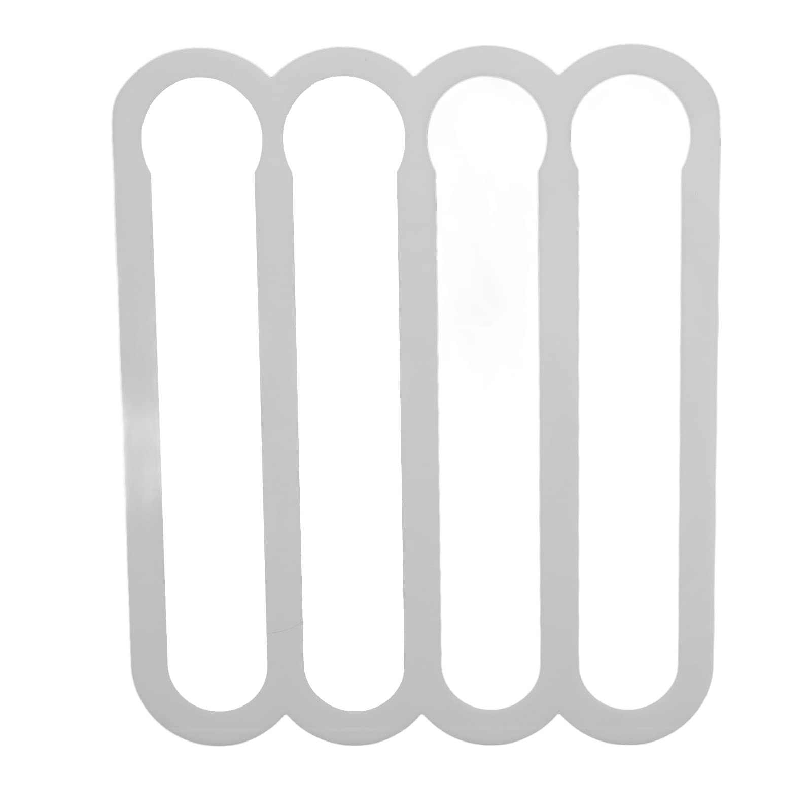 Capsule Holder for Nespresso Pods, Vertically Horizontally Mounted on Walls or Under Cabinets Coffee Pod Organizer (White)