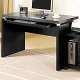 Coaster Peel Black Computer Desk with Keyboard Tray (Misc.)