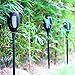 DIKAIDA 4 Pack Solar Torch Lights Upgraded, Waterproof Flickering Flame Solar Torches Dancing Flames Landscape Decoration Lighting Dusk to Dawn Outdoor Security Solar Light for Garden Patio Driveway