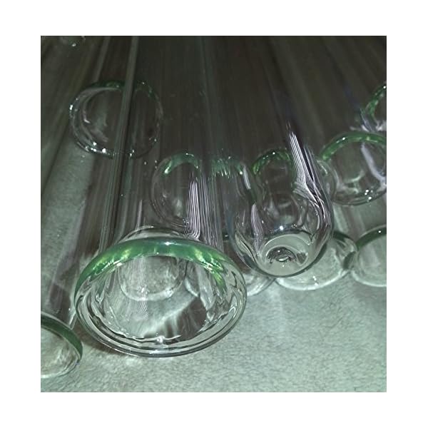 4mm Thick Lab Glass Tubing w/ droplet hole 38mmOD 8”