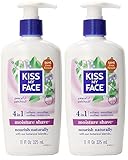 Kiss My Face Patchouli Shaving Cream (Pack of 2) With Vitamin E, Aloe Vera and Coconut Oils, 11 fl. oz.
