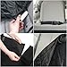 Dog Car Seat Covers Pet Back Seat Cover for Dogs - Waterproof, Scratch Proof, Nonslip, Hammock Convertible, Pockets, Side Flaps, Black Backseat Cover for Cars, Trucks, SUV