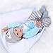 SanyDoll Reborn Doll Newborn Doll 22inch 55cm Lifelike Cute Lovely Baby Vinyl Newborn Doll