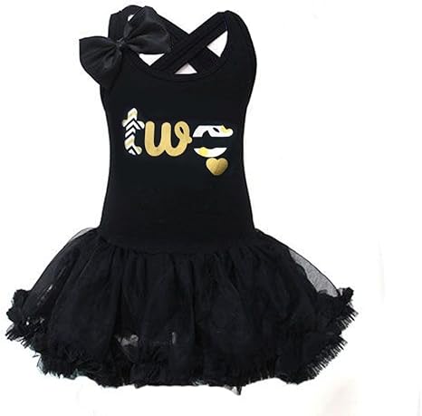 black tutu dress for little girl
