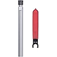 2PCS/Set ER11 Straight Shank Extension Rod 40Cr+ Carbon Steel Collet Chuck Holder CNC Milling Lathe Parts Tool Holder with Wrench 1-7mm Clamping Range(C16-ER11M-150L)