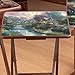 Thomas Kinkade Artistic Wooden Tray Tables by The Bradford Exchange