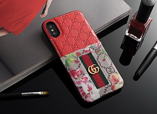 MIGUEL VICENTEE iPhone Xs MAX -US Fast Deliver Guarantee FBA- Luxury PU Leather Style Case Cover for Apple iPhoneXS MAX Only (Card Slot Flower)