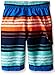 Kanu Surf Big Boys Specter Quick Dry Beach Swim Trunk, Halo Navy/Orange, Large (14/16)