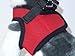 Snazzi Pet Soft Mesh Comfy Step in Dog Vest Harness Tiny XS Small Dogs 2-16 lbs Teacup Mini Toy Puppy (Red, SM 12.5