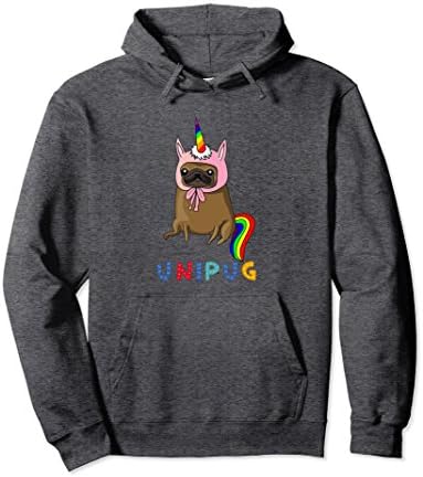 Funny Pug Hoodies - UniPug - Pug Gift for Girls & Boys