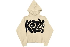BLUBUKLKUN Kozy Hoodie Y2K Sweatshirt for Men Streetwear Hoodies Graphic Cropped Hoodie Men Unisex Long Sleeve Trendy