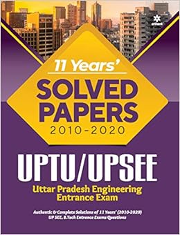 11 Years Solved Papers Uptu Up See 2021 Arihant Experts Amazon In Books 11 Years Solved Papers Uptu Up See 2021 Arihant Experts Amazon In Books