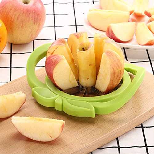 Coralpearl Garnish Shape Tool for Fruits Vegetables:Watermelon Slicer Wedger Plastic,Melon Baller Scoop Stainless Steel,Apple Corer Remover,Carving Cutter Knife,Dig Pulp Separator,Kitchen Peelers (6) - Thumbnail 6