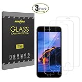 NONZERS iPhone 6/6S(4.7 inch) Screen Protector,[3-Pack] Premium Tempered Glass Screen Protector for iPhone 6/6s, High Definition,9H Hardness,Easy Bubble-Free Installation