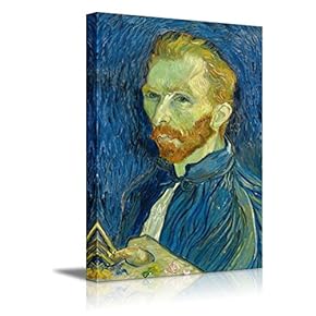 Self Portrait by Vincent Van Gogh Print Famous Painting Reproduction