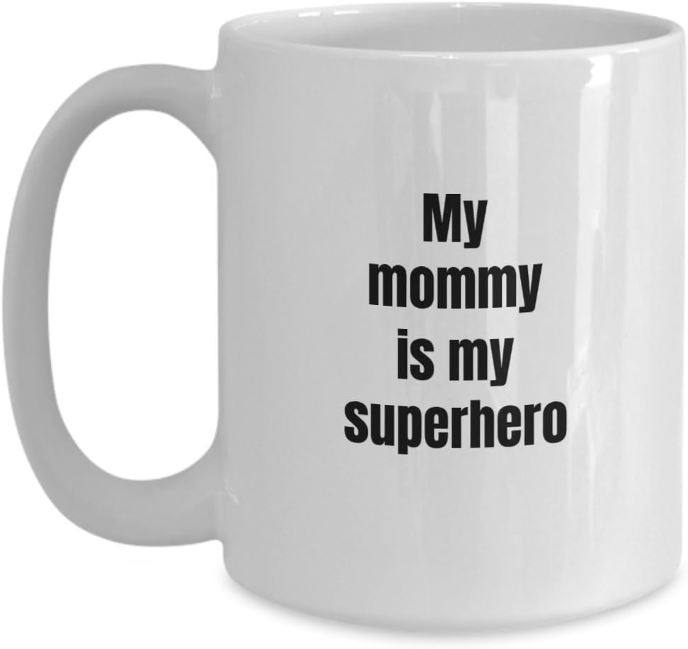 Mom Rockstar Mug - Superhero Coffee Tea Cup Birthday Anniversary Christmas Hanukkah Gift Idea Present Funny Best Beat Novelty 15 oz
