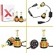 LED Headlights 9006 HB4 9012 Low Beam Bulbs, 12000LM 4-Side High Beam or Low Beam Super Bright 6000K Pure Cool White Plug n Play Fog Light Replacement Kit