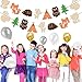 Sharlity Woodland Party Decorations Supplies Woodland Creatures Balloon，Banner，Cupcake Toppers，latex balloons for Baby Shower Birthday Party Supplies