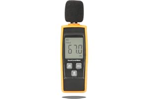 JECTSE Decibel Meter, Digital Sound Level Meter Sound Noise Meter with 30 to 130 dBA Measuring Range, Data Hold, Digital Noise Meter Decibel Monitoring Tester for Home Factories