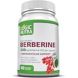 Berberine - 500MG Best Selling Cardiovascular Support, Helps Maintain Healthy Blood Sugar Levels. 60 Veggie Caps