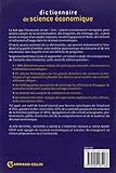Image de Dictionnaire de science économique