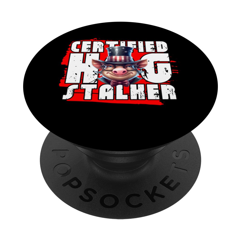Hog Removal Technician Quote for Wild Hog Hunting PopSockets Swappable PopGrip