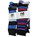 Alpine Swiss Mens Dress Socks 6 Pair Crew Sock Cotton Dress Socks for Men Solid Ribbed Argyle Pattern Multicolor Fun Designs