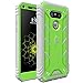 LG G5 Case, POETIC Revolution Series [Premium Rugged][Shock Absorption & Dust Resistant] Complete Protection Hybrid Case w/ Built-In Screen Protector for LG G5 (2016) Green/Gray