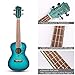 SanDona Acoustic Electric Concert Ukulele EQ 24 Inch Kit eUKC-131 | Spruce Top Flamed Okoume Back and Side | Under-Saddle Pickup, Strap, Aquila Strings, Digital Tuner and Gig bag | Midnight Sapphire