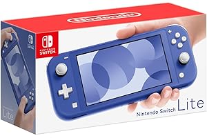 Nintendo Switch Lite Console – (Japanese Version) | Handheld Gaming System | Compact & Lightweight | Region-Free | Built-in Controls | Great for Travel & Kids | Japanese Packaging (Blue)