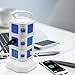 Extension Cord MAOZUA Surge Protector Electric Charging Station 2500W 10A,Power Strip Tower 9.8ft Overload Protection 10 outlets and 4 USB Ports Multi-Faceted Safety Sockets