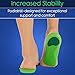 ViveSole 3/4 Plantar Fasciitis Insoles for Women and Men - Orthopedic Inserts for Flat Feet, Arch Support, Fatigue, and Lower Back Pain Relief - Non Odor Foam Cup Support