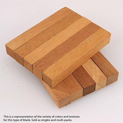 Legacy Woodturning, Mahogany Wooden Pen Blank, 3/4" x 3/4" x 5", Single or Multi-Packs - Thumbnail 2
