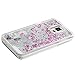 Samsung Galaxy S5 Case-Yerwal Transparent Plastic 3D Glitter Quicksand Stars Liquid Case for Samsung Galaxy S5(White)