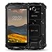 Rugged Cell Phones Unlocked, Aermoo M1 4G LTE Dual Sim GSM Outdoor Smartphone Android 7.0 5580mAh Helio P25 Octa-core 5.2'' FHD IP68 Waterproof Dustproof Shockproof mobile Phone 64GB ROM 6GB RAM-Black